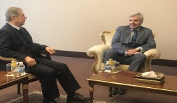 وفد مجلس العلاقات العربية والدولية يلتقي السفير الروسي في العراق: 